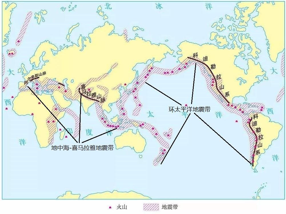 中国地震带分布图（中国地震带分布图和排名）