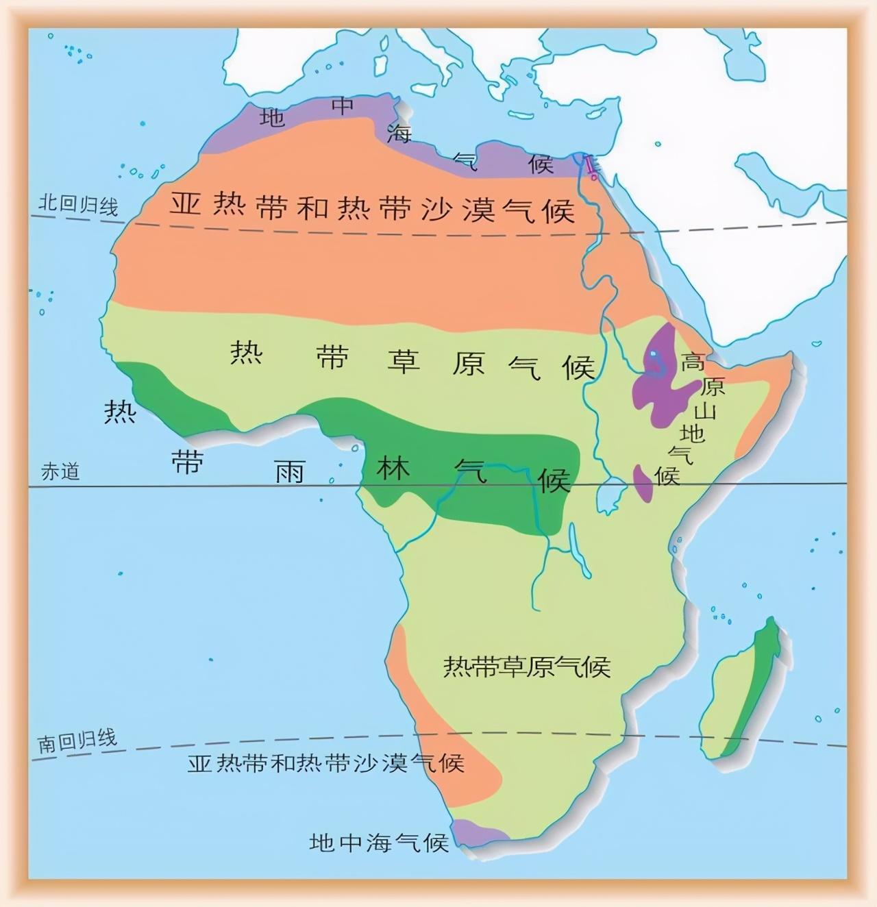 南非气候分布图（南非气候类型及特征和分布）