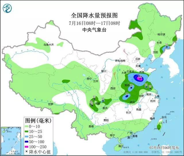 天气预报：7月16~18号暴雨大雨中心确认，60年一遇冷夏？农谚咋说