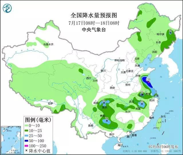 天气预报：7月16~18号暴雨大雨中心确认，60年一遇冷夏？农谚咋说